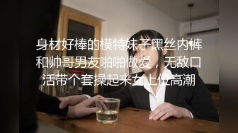 身材好棒的模特妹子黑丝内裤和帅哥男友啪啪做爱，无敌口活带个套操起来女上位高潮