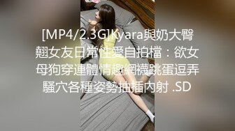 [MP4/2.3G]Kyara與奶大臀翹女友日常性愛自拍檔：欲女母狗穿連體情趣網襪跳蛋逗弄騷穴各種姿勢抽插內射 .SD